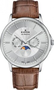 EDOX Les Bémonts Moonphase Quartz 40002-3-AIN