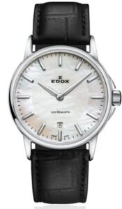 EDOX Les Bémonts Slim Line Date Quartz 57001-3-NAIN